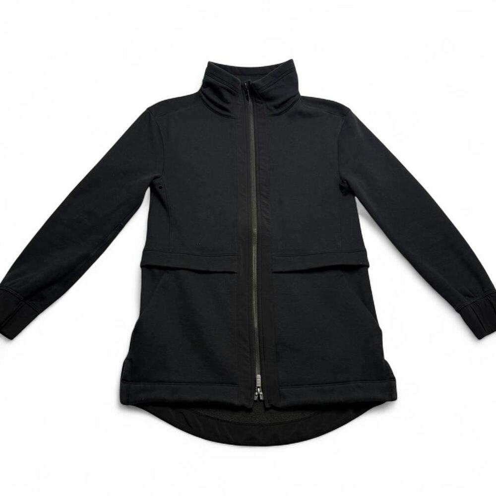 Lululemon Light as Warmth Black Full Zip Jacket women’s size 4 retail $148 - Picture 3 of 8